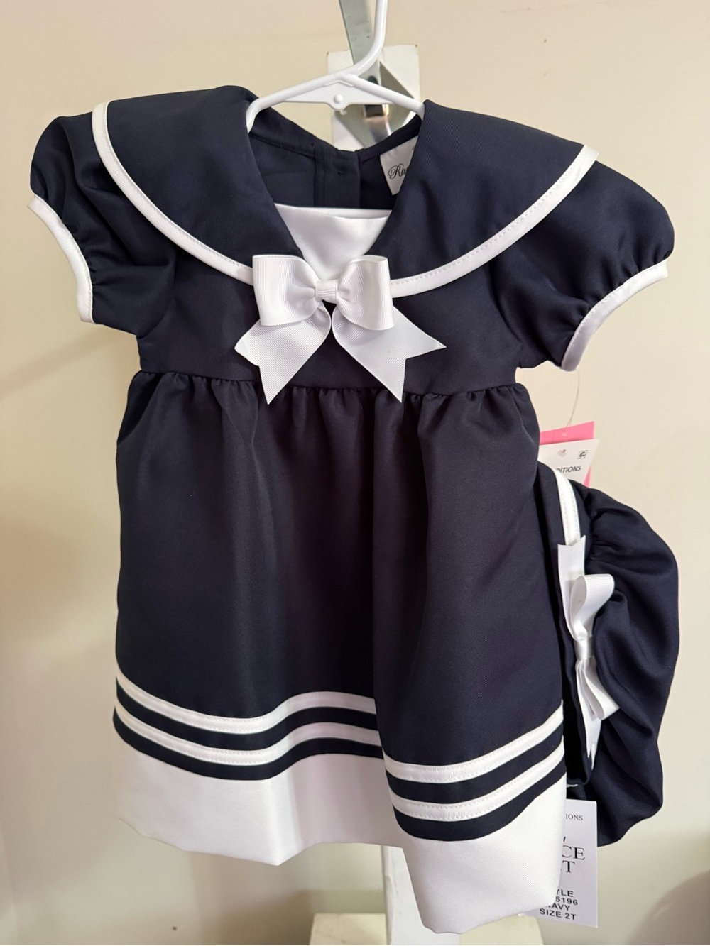 NWT Rare Editions Sailor Dress & Hat